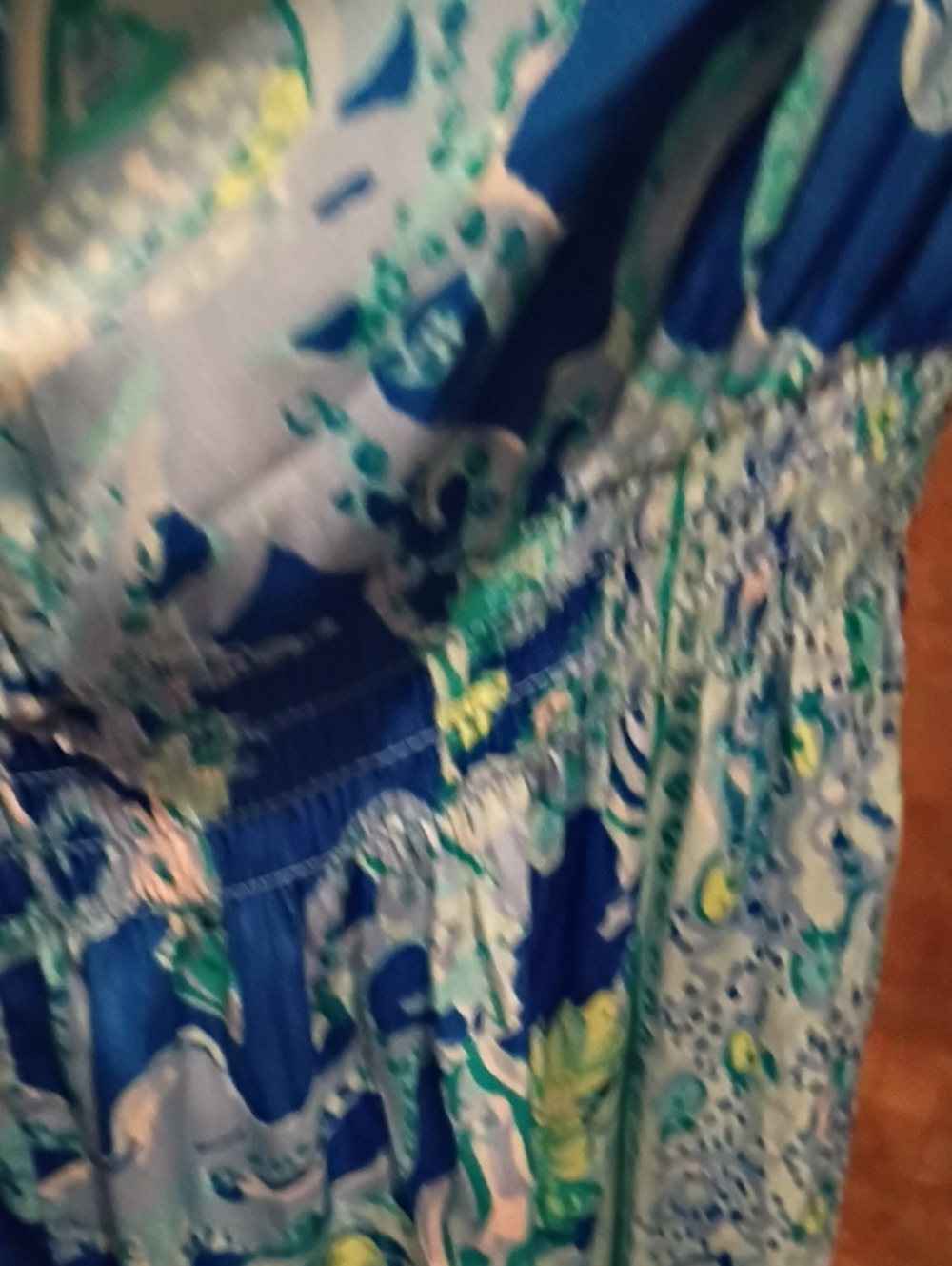 Lilly Pulitzer Aquatic-Print Sleeveless Multicolored Jumpsuit/Romper - Picture 9 of 11